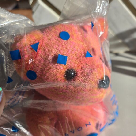 Avon Kids Valentino The Love Bear Plush Toy - Pink & Orange Colors - Picture 3 of 4